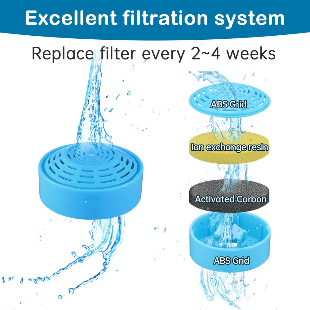 OYES cat fountain use-soak instruction image guides first-time setup.