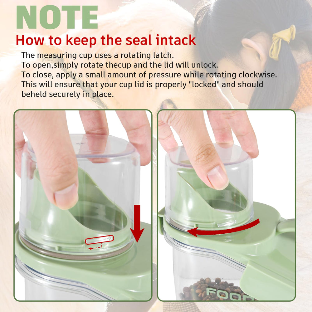 P-ZOONPE silicone-sealed lid keeps moisture out between meals.