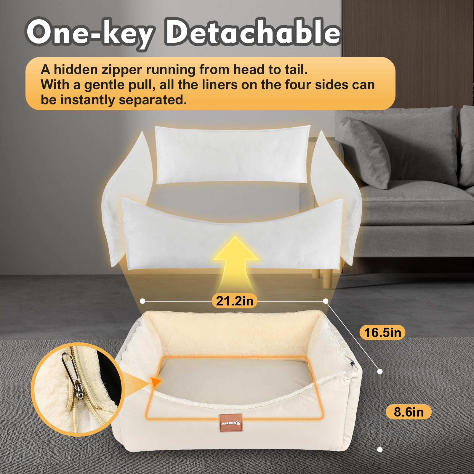 Paatata bed installs quickly with a clear setup guide.