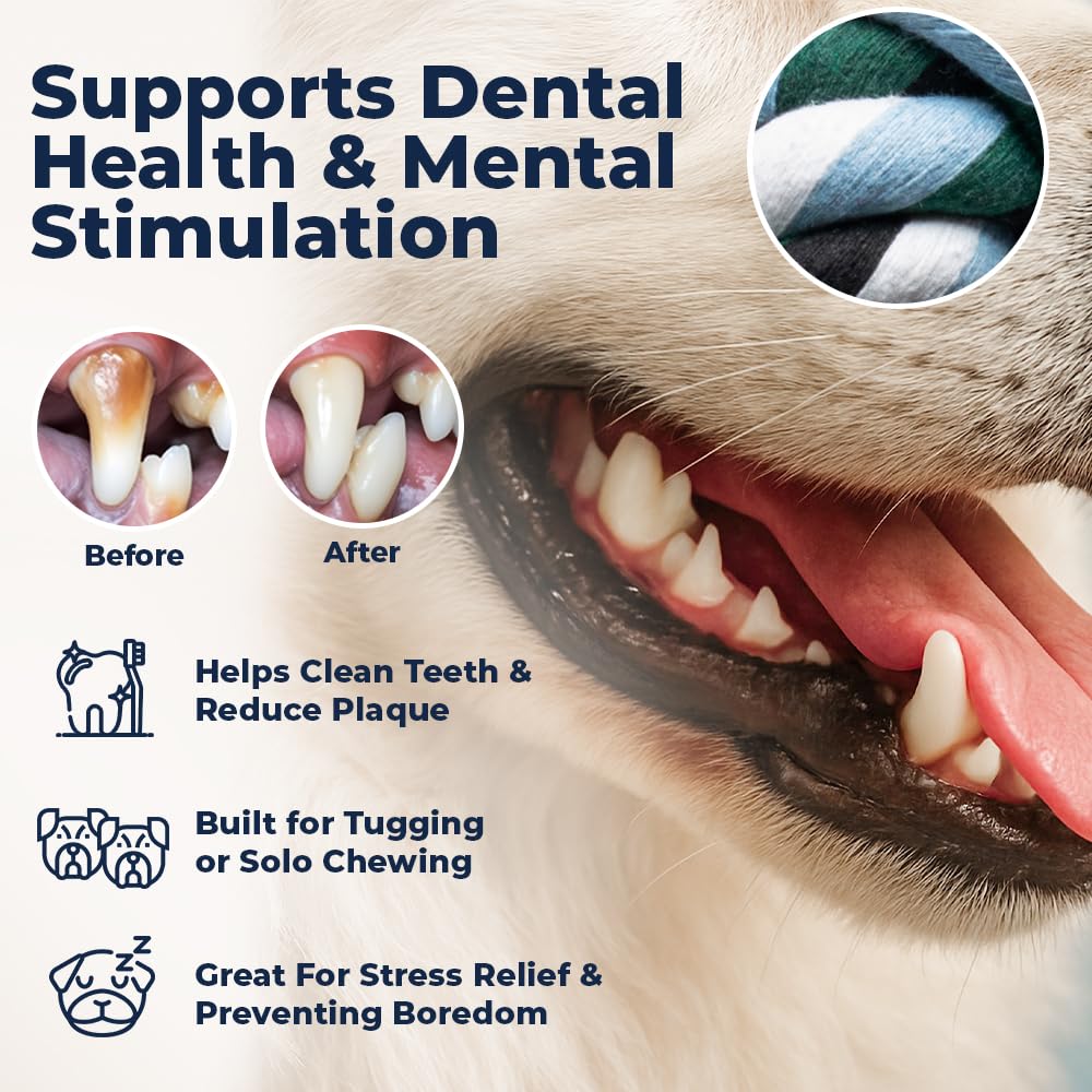 Pacific Pups large-breed rope toy supports bonding during training.