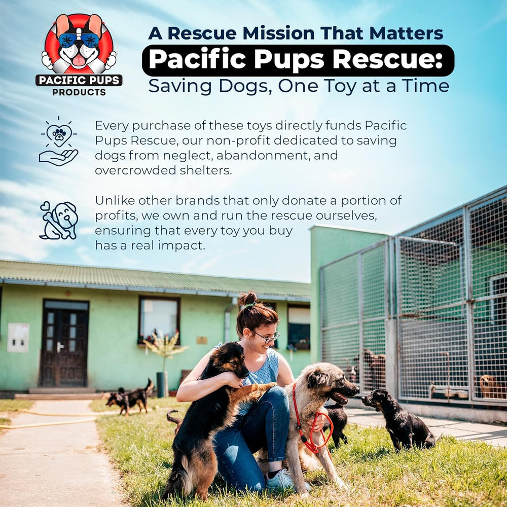 Pacific Pups Products non-profit dog rescue donation supports life-saving initiatives