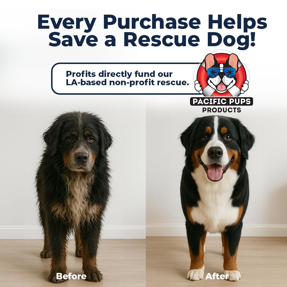 Pacific Pups nearly-indestructible rope toy for long chewer sessions.