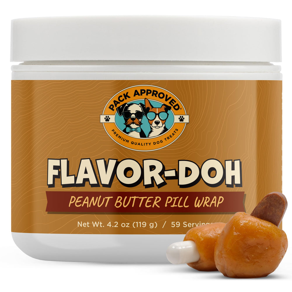 Pack Approved Flavor-Doh wrap-paste demonstrates a pliable pill wrap for easy dosing.