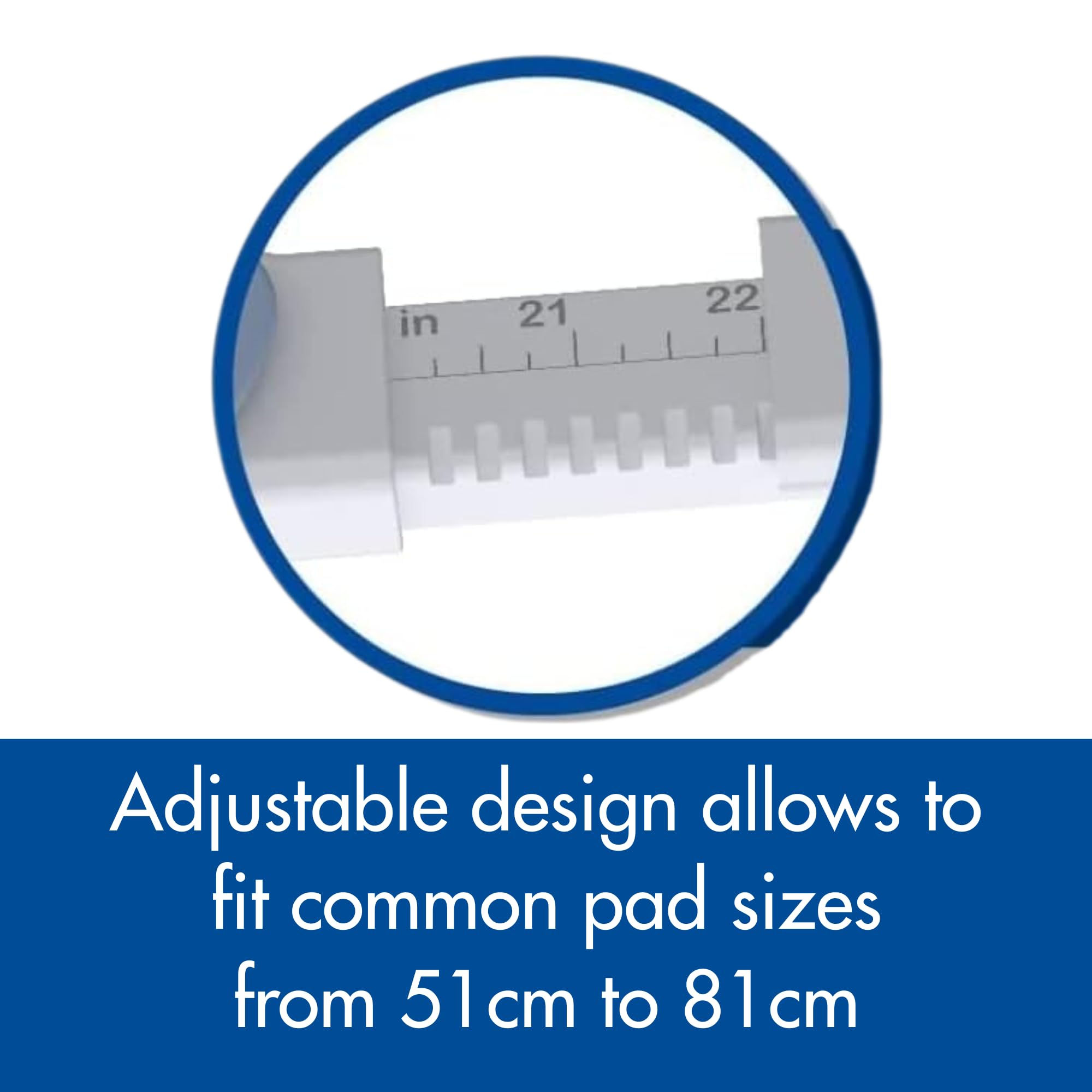 Pad Genius SureGrip containment design keeps urine on the pad, reducing mess.