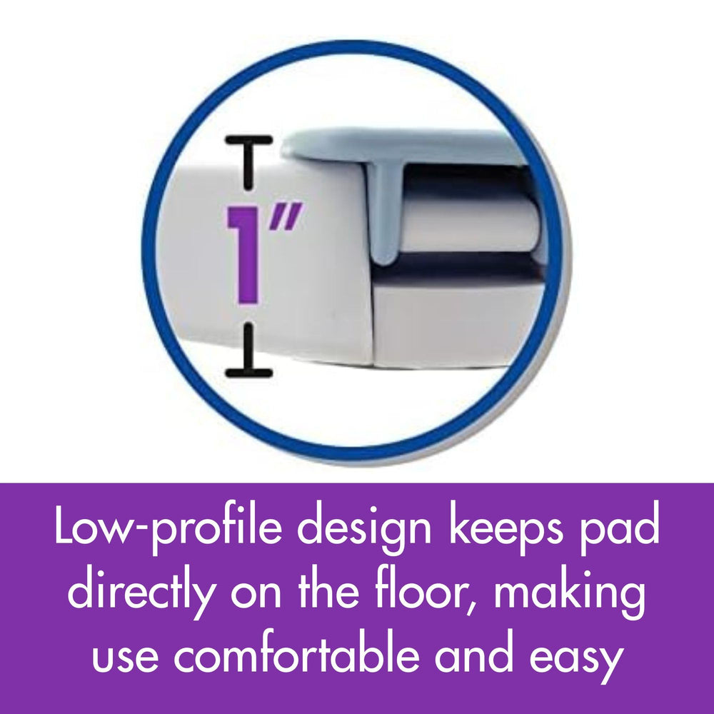 Pad Genius SureGrip pad removal is easy with built-in lock-and-release grips.