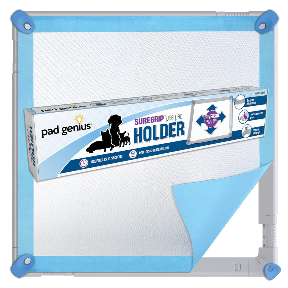 Pad Genius SureGrip holder's no-slip setup prevents sliding during playtime.
