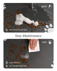 PADOOR anti-slip backing keeps bowls stable and floors protected from dampness.