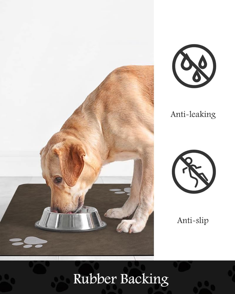 PADOOR easy-clean dog mat rolls up for storage.
