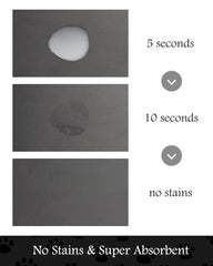 PADOOR no-stains feeding mat shows no marks after spills