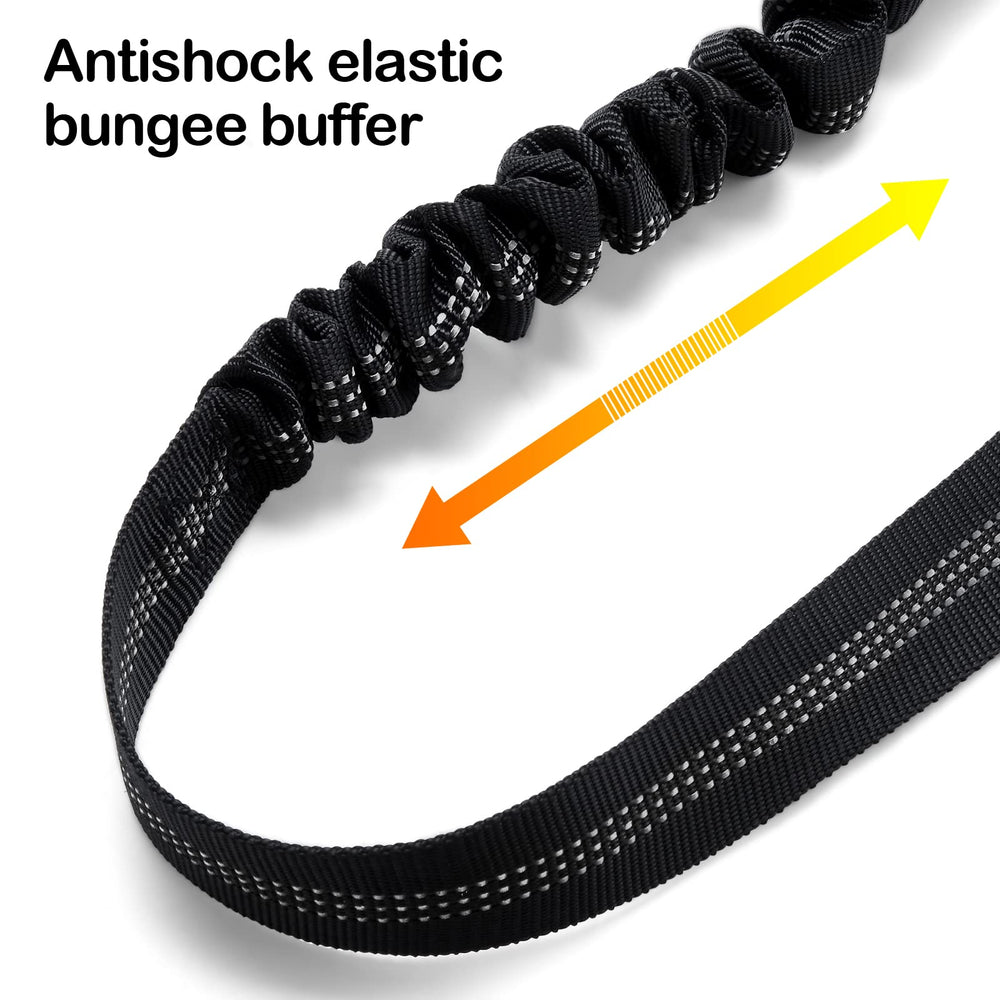 Paercute reflective stitching improves visibility in low-light driving.