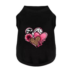 Paiaite cozy cotton dog shirt in black for everyday comfort during walks.