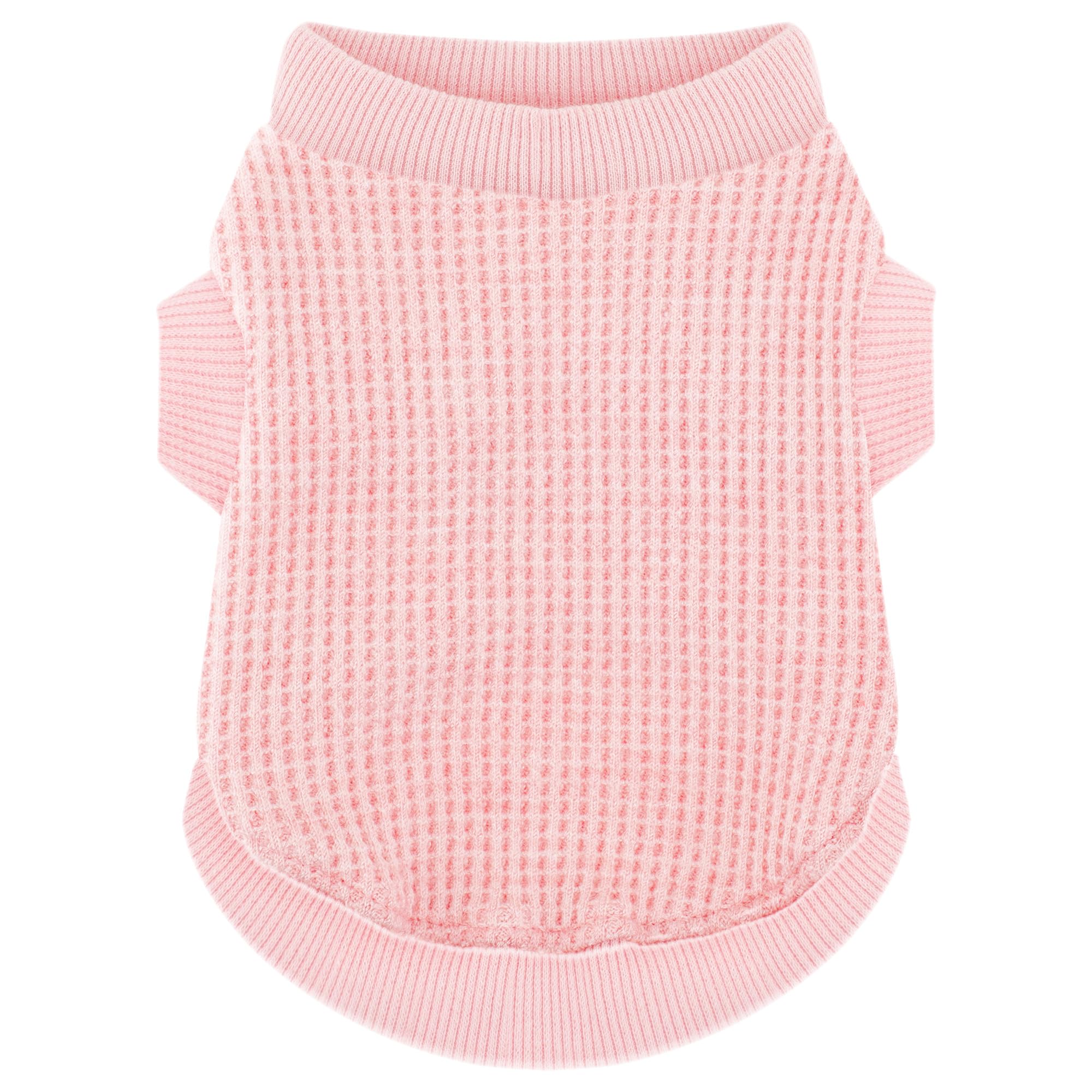 Paiaite cozy pink dog shirt close up showing soft fabric texture for comfort