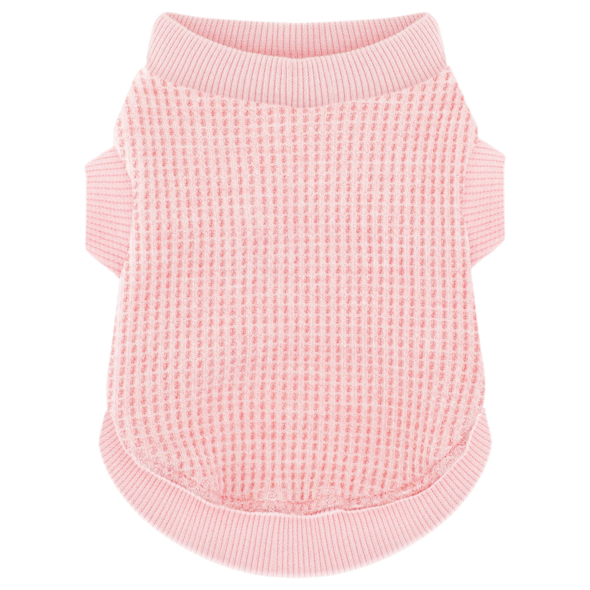 Paiaite cozy pink dog shirt close up showing soft fabric texture for comfort