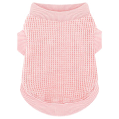 Paiaite cozy pink dog shirt close up showing soft fabric texture for comfort