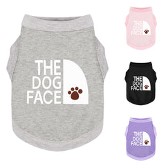 Paiaite Dog Face shirt grey xxs front view for daily wear and playful style.