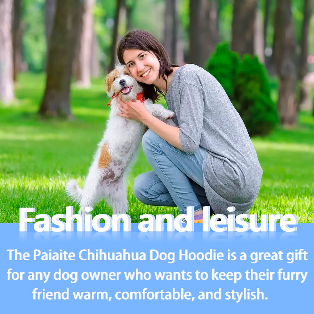 Paiaite dog hoodie fabric designed for easy cleaning after adventures.