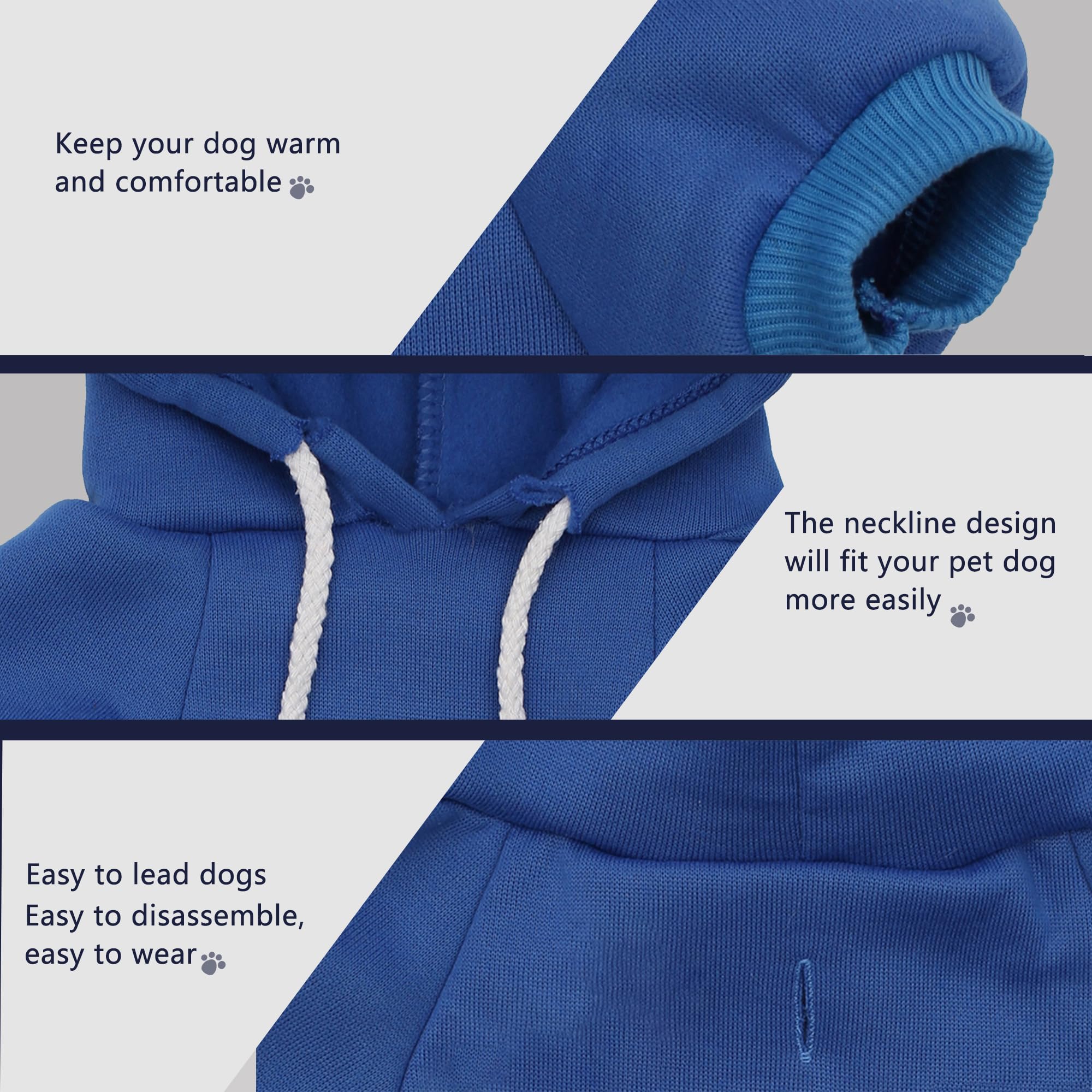 Paiaite dog hoodie worn during walks and photoshoots