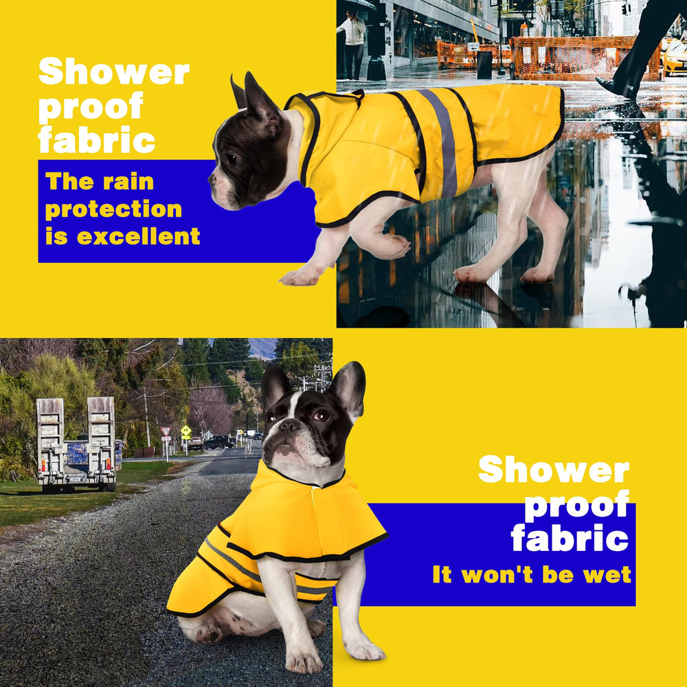 Paiaite waterproof fabric keeps dogs dry during rain and splashes.