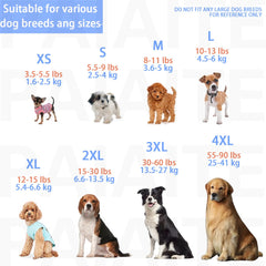 Paiaite plaid dog shirt versatile fit for large to small breeds