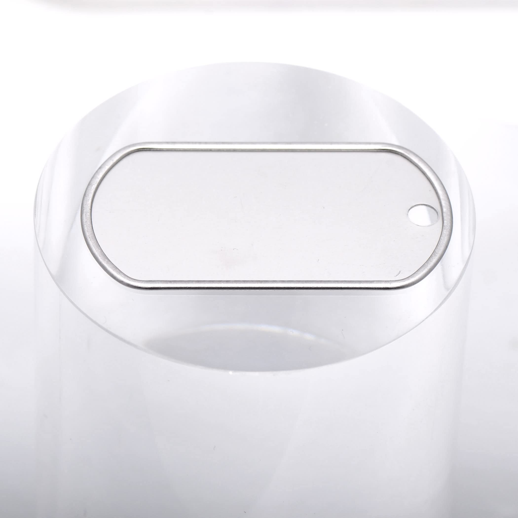 Paialco military-style dog tags rolled edges emphasize premium-quality craft projects.
