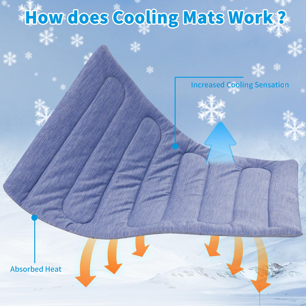 PAIGTEK cooling mat dog resting on mat highlights comfortable cooling