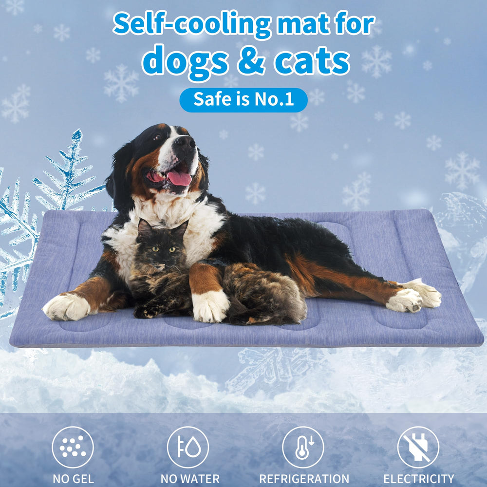 PAIGTEK cooling mat outdoors shows portable use during trips