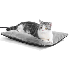 PAIGTEK Outdoor Heating Pad with temp-control keeps pets warm outdoors.
