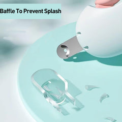 Paioxerty cat nail clipper ergonomic design provides secure, comfortable grip for easy use.