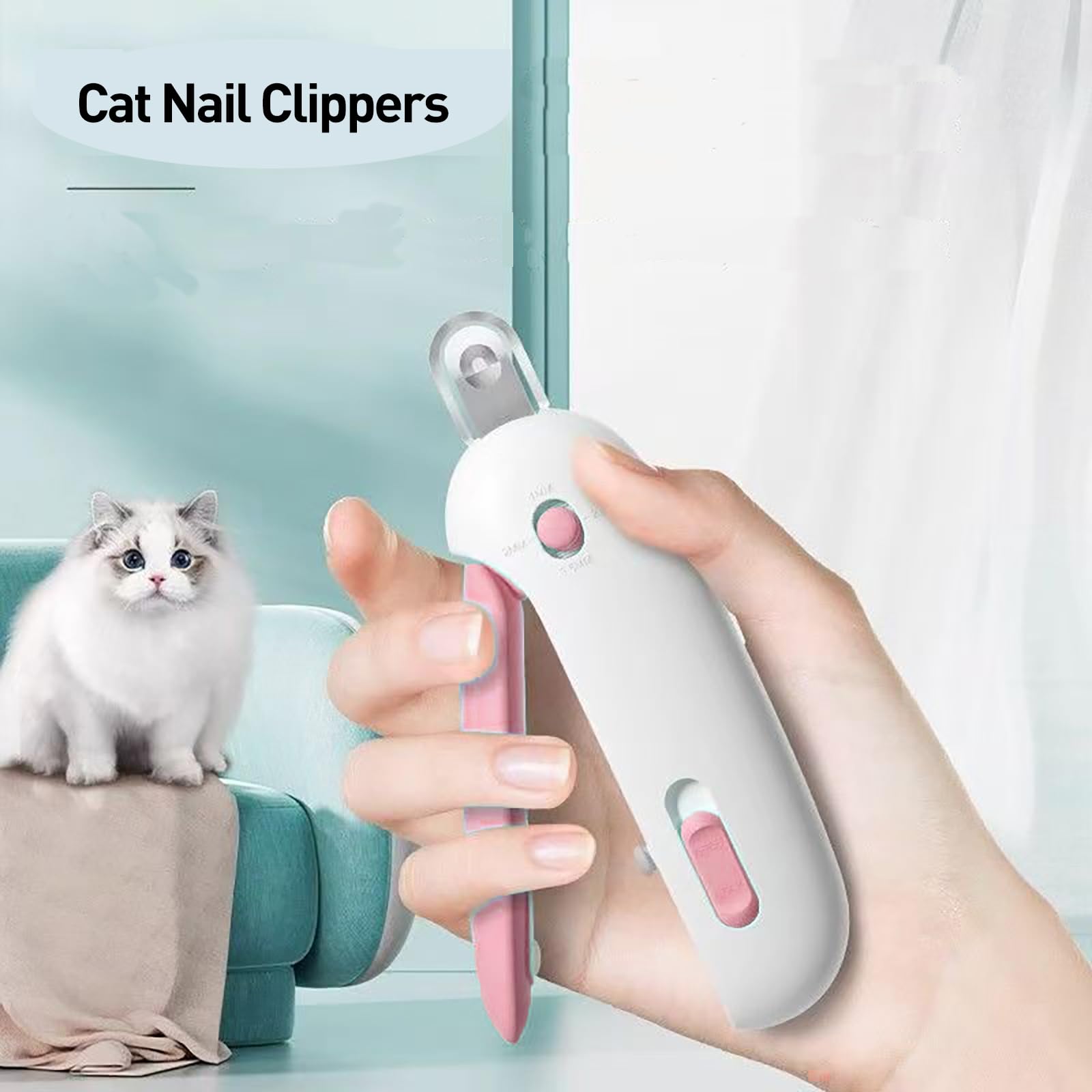 Paioxerty Cat Nail Clipper suitable for cats and small pets at home use.