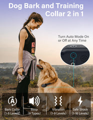 PaiPaitek bark collar long-range correction up to 3300 feet