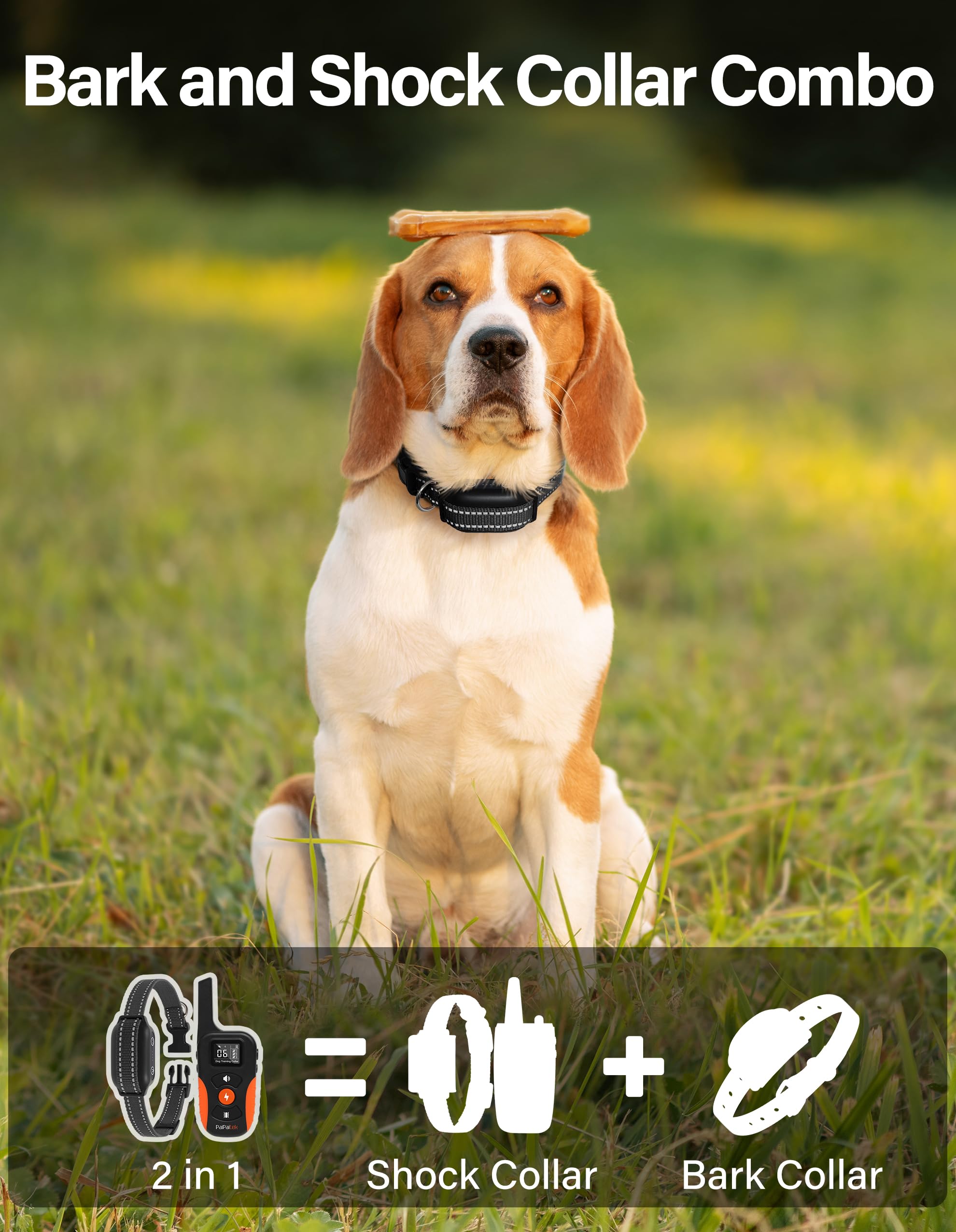 PaiPaitek multi dog control with one remote for families with two or three dogs
