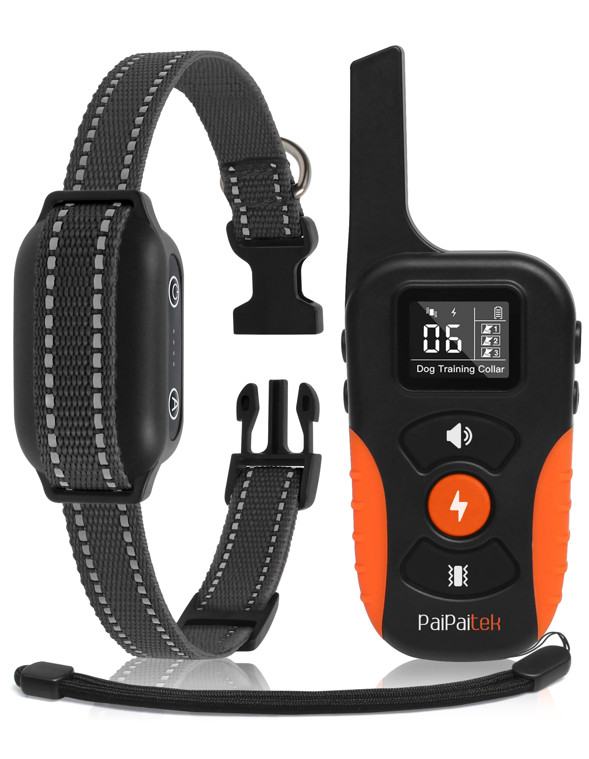 PaiPaitek bark collar remote setup for effective recall training outdoors