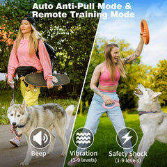 Collar PaiPaitek IPX7 impermeable para aventuras en lluvia o agua.