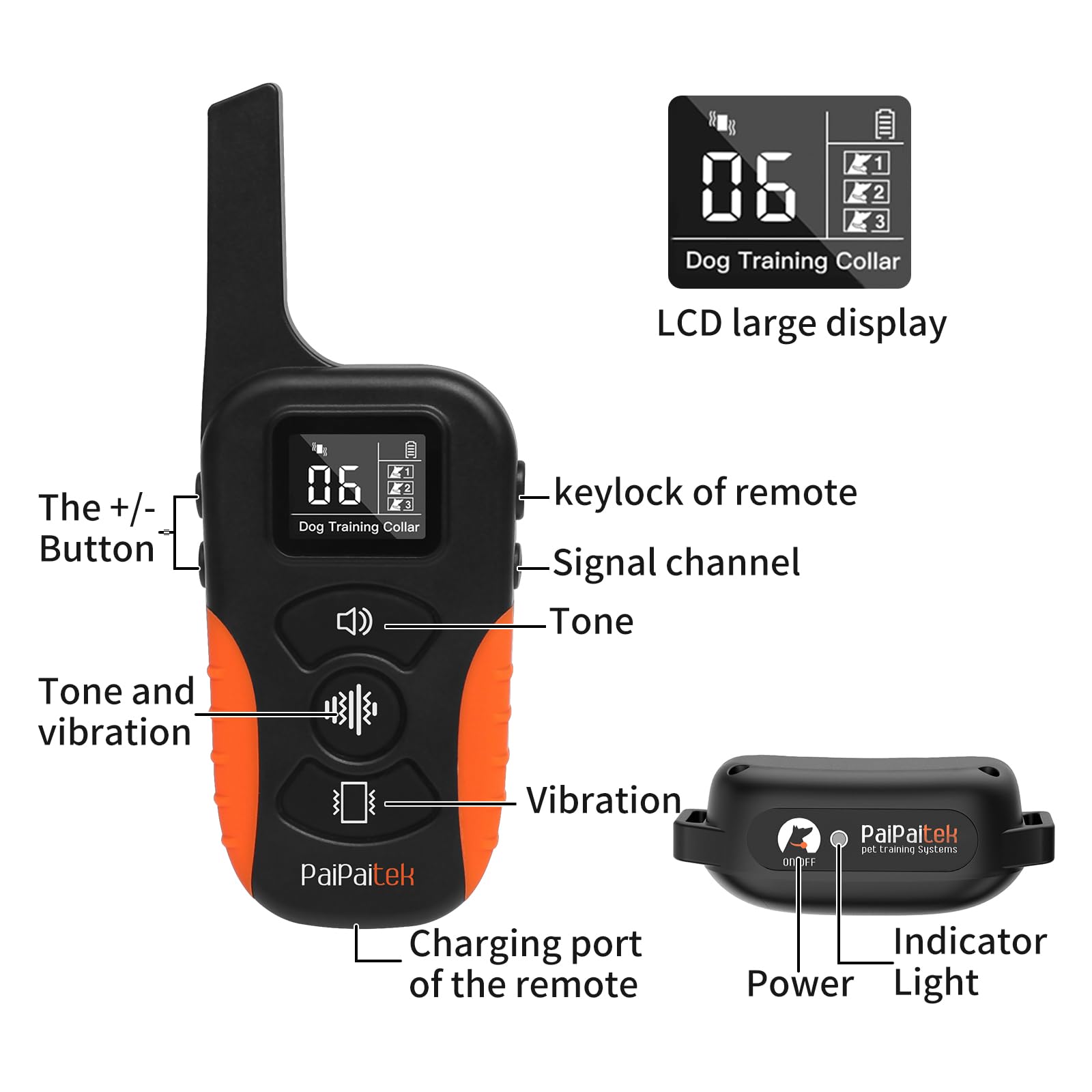PaiPaitek safety lock prevents accidental activation.