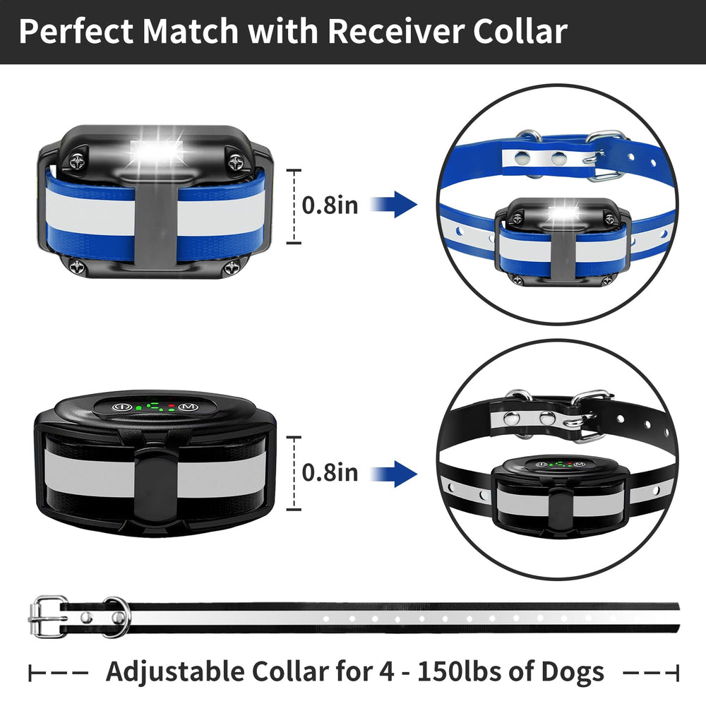 PaiPaitek shock-collar-strap-pack shows two-pack ready for multiple dogs.