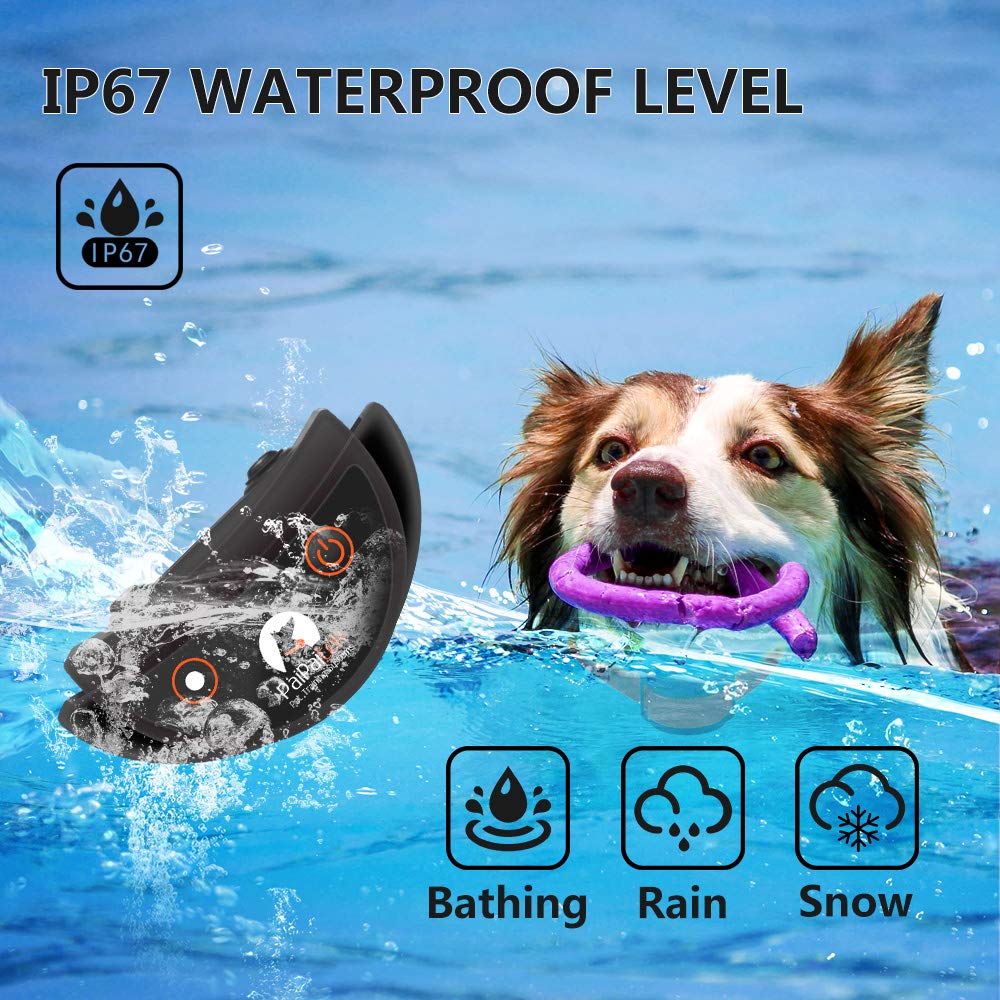PaiPaitek 1-10 level vibration for customized dog training comfort