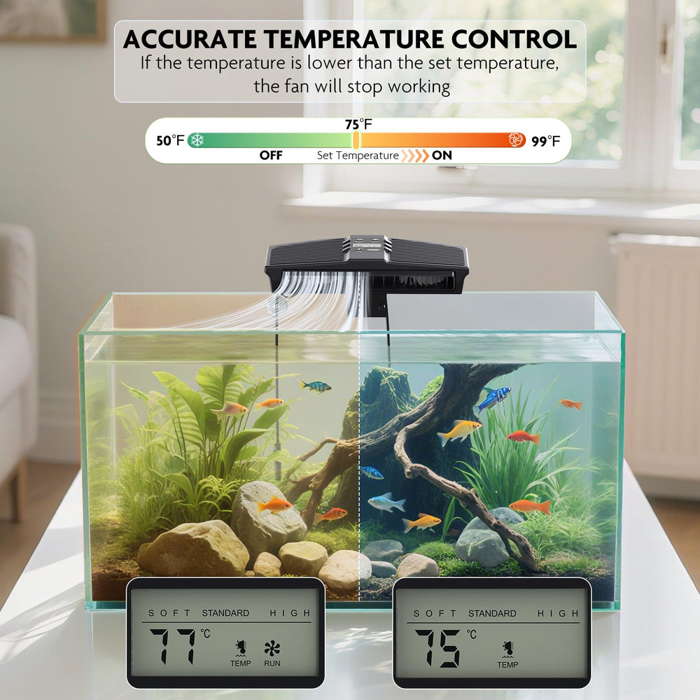PAIZOO temperature probe close-up for precise water temperature monitoring.