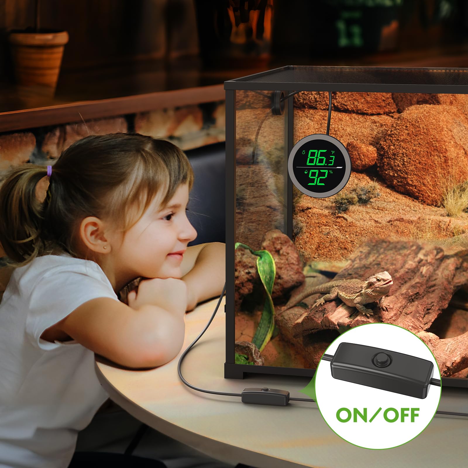 PAIZOO backlit display provides clear readings day and night for easy checks.