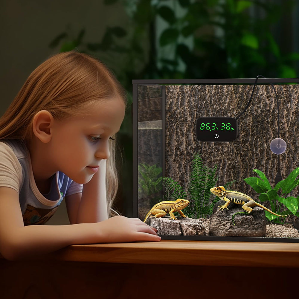 PAIZOO digital terrarium readout for temperature and humidity