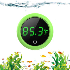 PAIZOO fish tank thermometer LED display reads temperature at a glance for fish care.