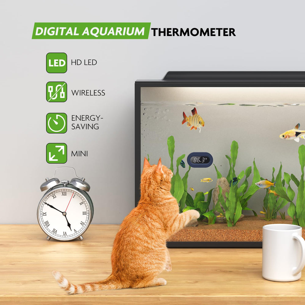 PAIZOO outside-glass thermometer attaches easily with 3M adhesive