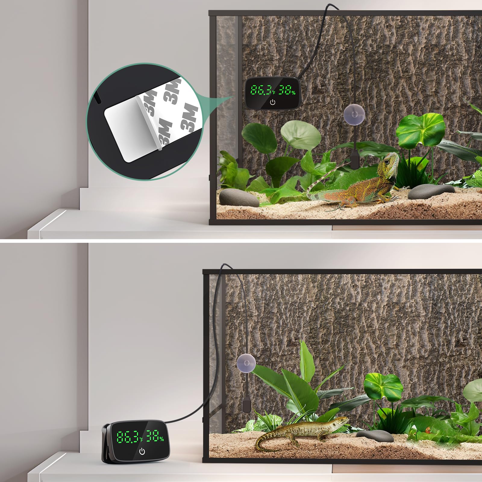 PAIZOO tabletop stand and 3M adhesive mounting options
