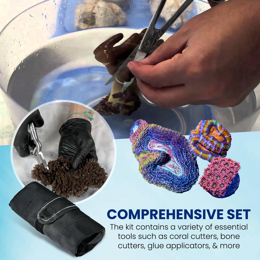 PakCan propagation tools offer a complete setup for diverse coral fragging.