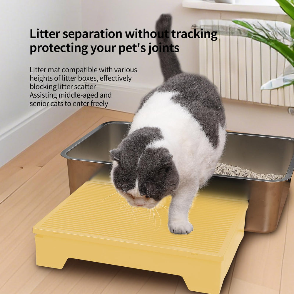 PAKEWAY Cat Ramp height 6.3in suits tall high-entrance boxes and comfort