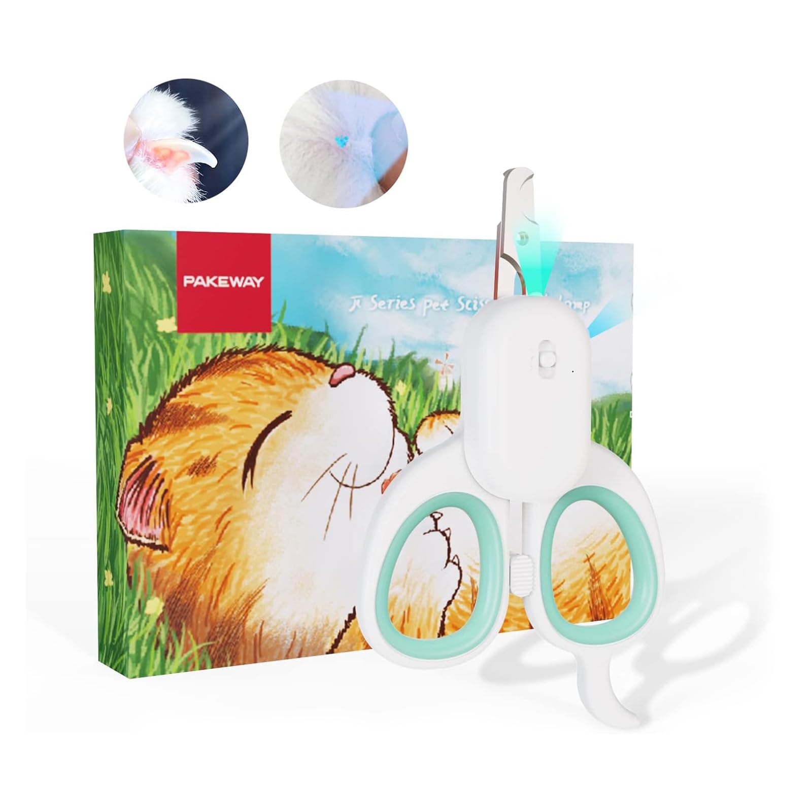PAKEWAY clipper suits cats, dogs, and small animals for home grooming