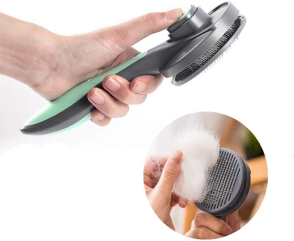 PAKEWAY Self-cleaning design captures fur after brushing