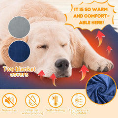 Pakimi fast-heat pet bed shows warmth within 10 minutes for cozy comfort.