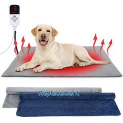 Pakimi outdoor dog heating pad with waterproof cover and anti-bite design for outdoor use.