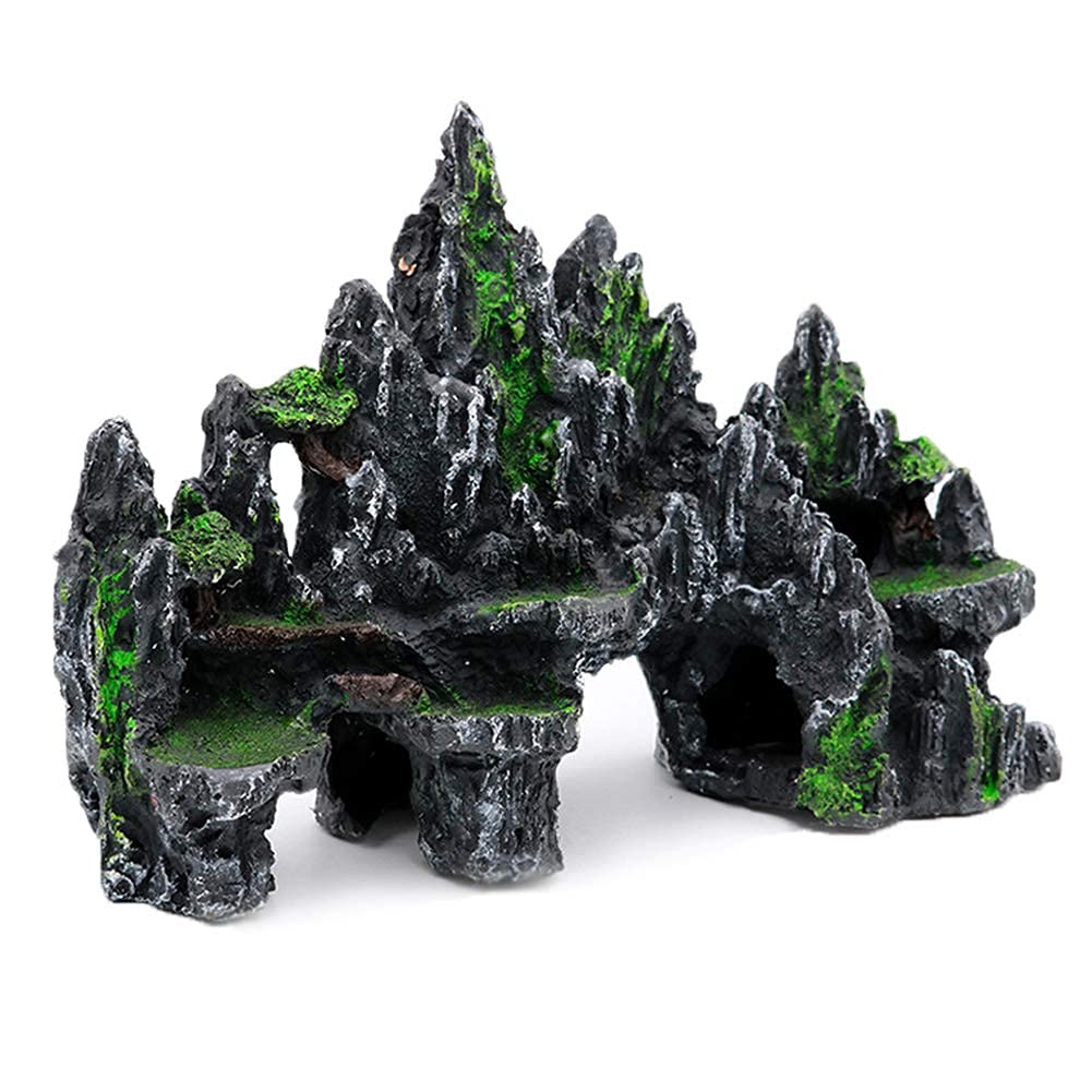 PakyKai large mountain view aquarium decoration creating natural landscape.
