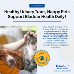 Pala-Tech potassium citrate label highlights urine pH balance support.
